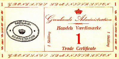 Beschrijving voorzijde: TRADE CERTIF.